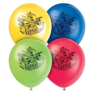 Latexové balonky Liga Spravedlnosti 8 ks