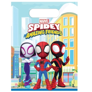 Plastové tašky Spidey 6ks