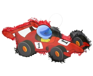 Piňata červená formule 1 