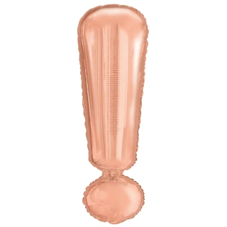 Foliový symbol Vykřičník  rose gold 100 cm