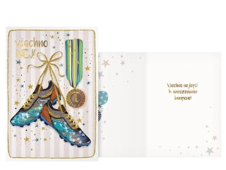 Narozeninové přání Fotbalové kopačky