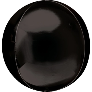Foliový balonek jumbo koule černý 53 cm