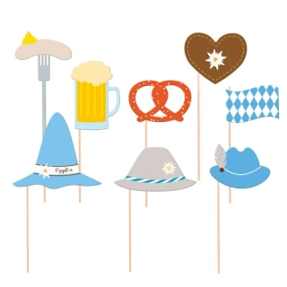 Rekvizity do fotokoutku Oktoberfest 10 ks