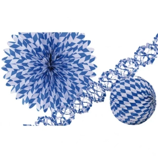 Papírová dekorace Oktoberfest 3 ks