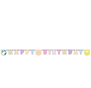 Narozeninová girlanda Happy Birthday Squishmallows