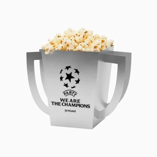 Krabičky na popcorn Fotbal We Are The Champions 6 ks