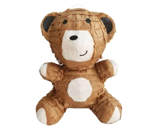 Piňata hnědý Medvěd 35 × 44 cm