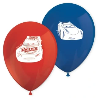 Latexové balonky Cars 26 cm - 8 ks