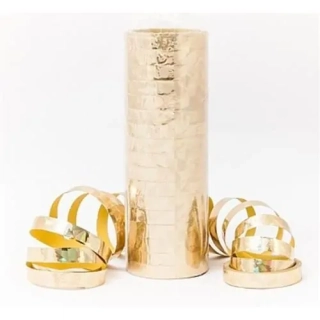 Serpentiny holografické zlaté 380 cm