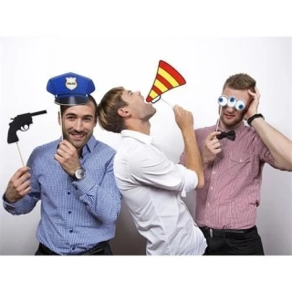 Policejní mix na špejli - fotokoutek sada