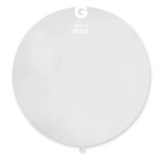 Balónek 80cm/31" #001 bílý