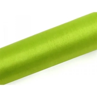 Organza 16cm x 9m světle zelená