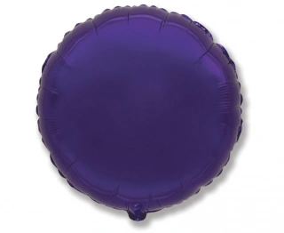 Foliový balonek kruh fialový 45 cm
