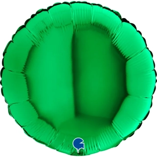 Foliový balonek kruh zelený 46 cm 