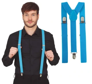 Světle modré kšandy