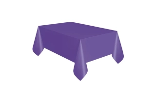Plastový party ubrus neonový světle fialový 137 x 274 cm