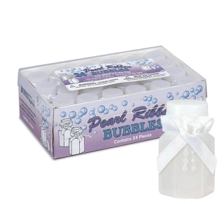 Svatební bublifuk s perličkami