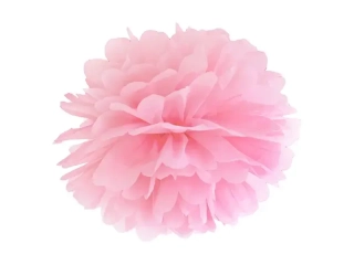 Pom pom růžový - 35 cm