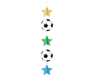 Závěsná dekorace fotbal 1,5 m