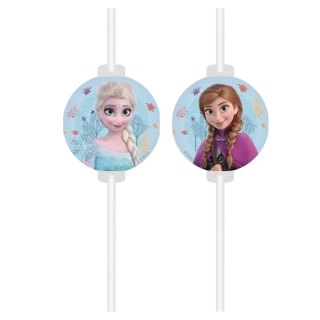 Papírová brčka Ledové království - Idyllic Wonder 4ks