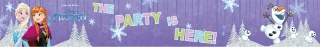 Party girlanda na zeď - Frozen Snowflakes