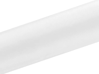 Satén v roli úzký Bílý 16 cm x 9 m