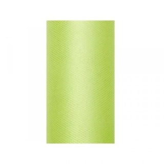Tyl dekorační světle zelený 30 cm x 9 m