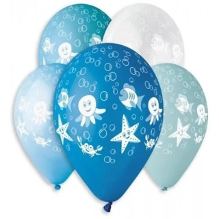 Latexový balonek Moře 30 cm