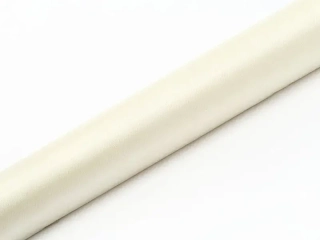 Organza 36cm x 9m světle krémová