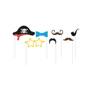 Rekvizity do fotokoutku - Pirát 7 ks