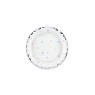 Papírové talířky Jednorožec 18 cm 6 ks