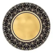 Papírové talířky Lights Glitz 17 cm - 8 ks