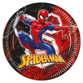 Papírové talíře Spiderman - World of Web 23cm 8ks