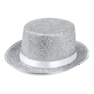 Cylindr - stříbrný glitrový
