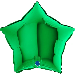 Foliový balonek hvězda zelená 46 cm