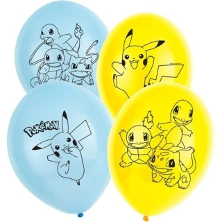 Latexové balonky Pokemon 6 ks
