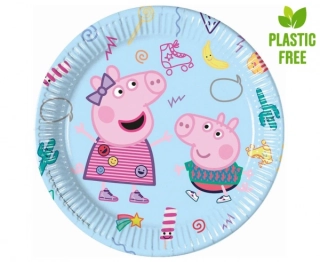 Papírové talíře prasátko Peppa 23 cm - 8 ks
