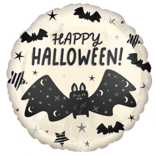 Foliový balonek netopýří Happy Halloween 43cm