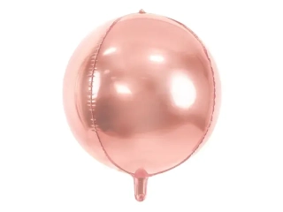 Foliový balonek koule rose gold 40 cm