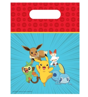 Plastové tašky Pokemon 6 ks