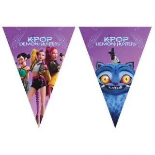 Vlaječková girlanda K-Pop Lovkyně démonů