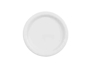 Papírové talíře bílé 18 cm - 6 ks