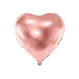 Foliový balonek srdce rose gold 61 cm