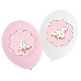 Latexové balonky Na den princeznou - 6 ks