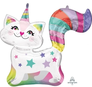 Foliový balonek caticorn 78 x 71 cm