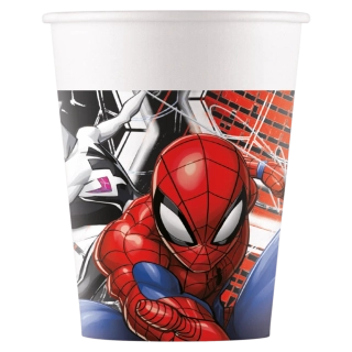 Papírové kelímky Spiderman - World of Web 8ks