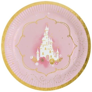 Papírové talíře Na den princeznou 23 cm