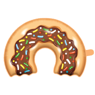 Foliový balonek donut 56 cm