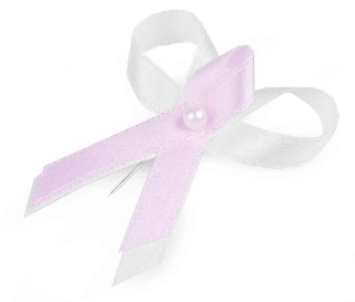 Svatební vývazek růžovo - bílý