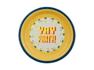 Papírové talíře Mimoni 23 cm 6 ks